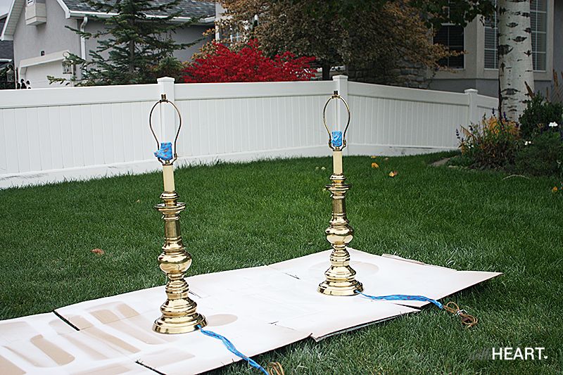 DIY SPRAY PAINTING BRASS LAMPS Stagg Design